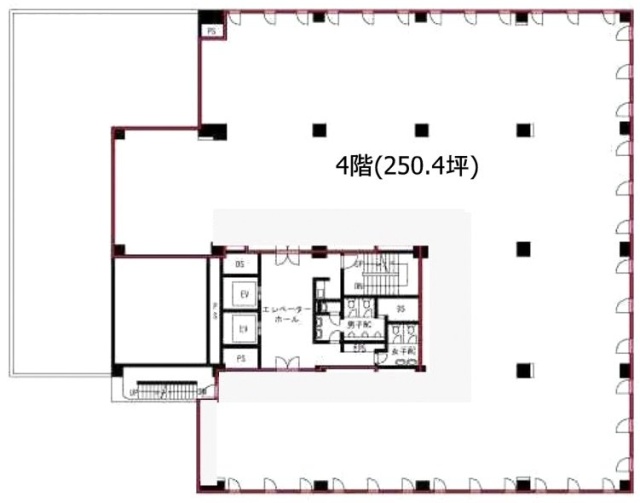 ランディック第2新橋ビル4F 間取り図