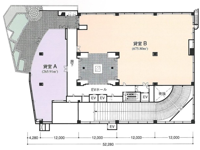 イースト六本木ビルB1F 間取り図