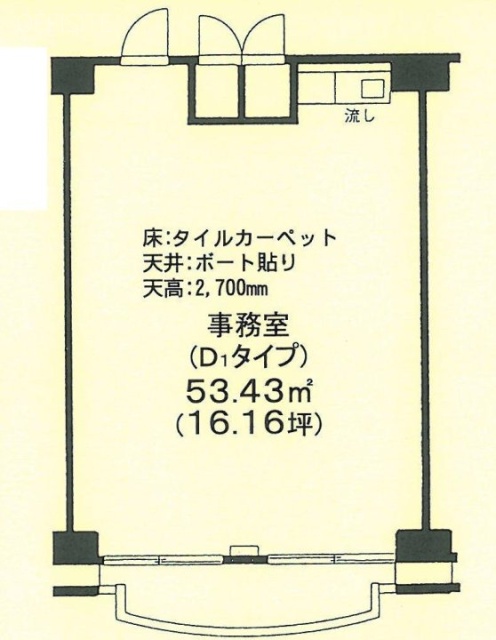 パークグレース新宿207 間取り図