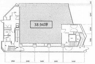 芝大門ビル1F 間取り図