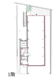 ESCALIER麹町1F 間取り図