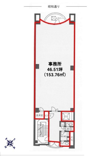 シグマ銀座ファーストビル2F 間取り図