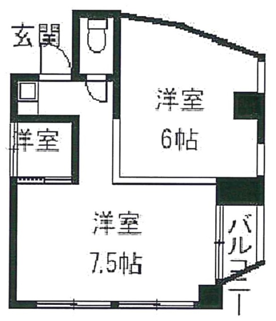 佐藤ビル6F 間取り図