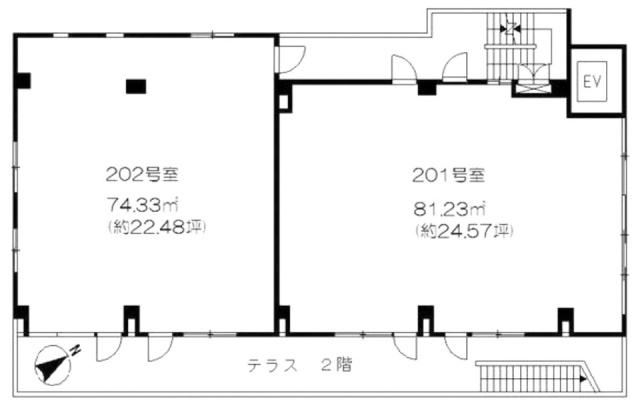 開国館ビル201 間取り図