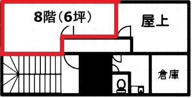 渋谷東1号館ビル8F 間取り図