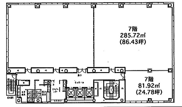 京橋TDビル7F 間取り図