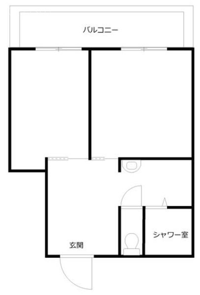カーサビアンカ新宿104 間取り図