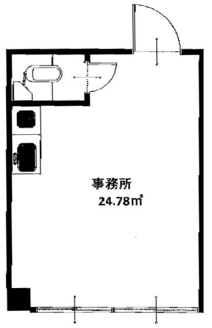 桜田ビル502 間取り図