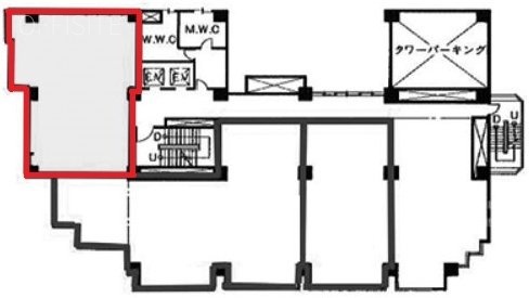 府中高木ビルA 間取り図