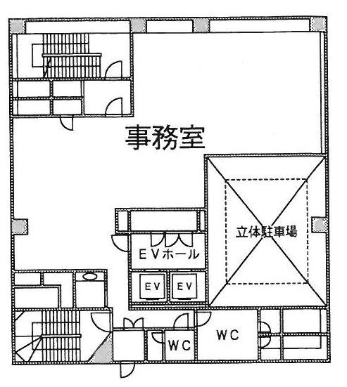 新宿EAST COURTB1F 間取り図