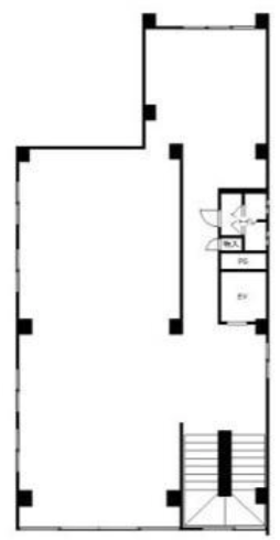 第40イチオクビル4F 間取り図