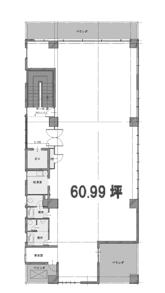 サンブリッジビル5F 間取り図