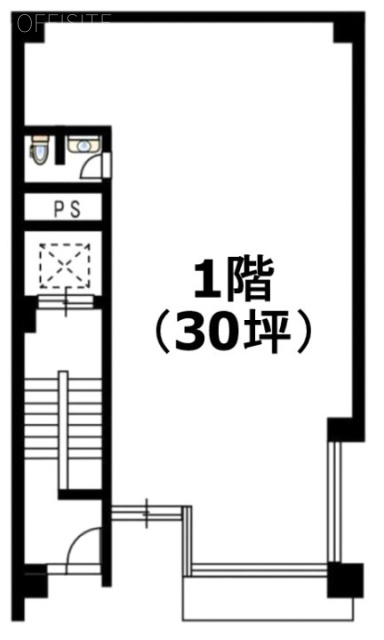 梅山ビル1F 間取り図