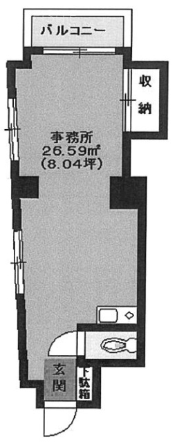 長者丸ビル301 間取り図