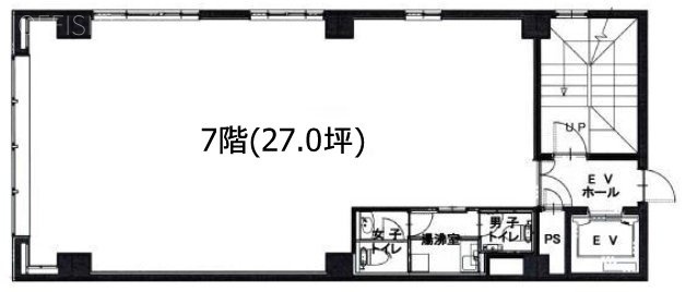 ユニオンビル細野7F 間取り図