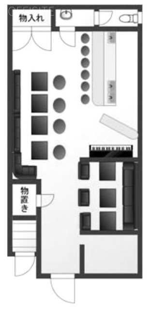 サンクスビル1F 間取り図