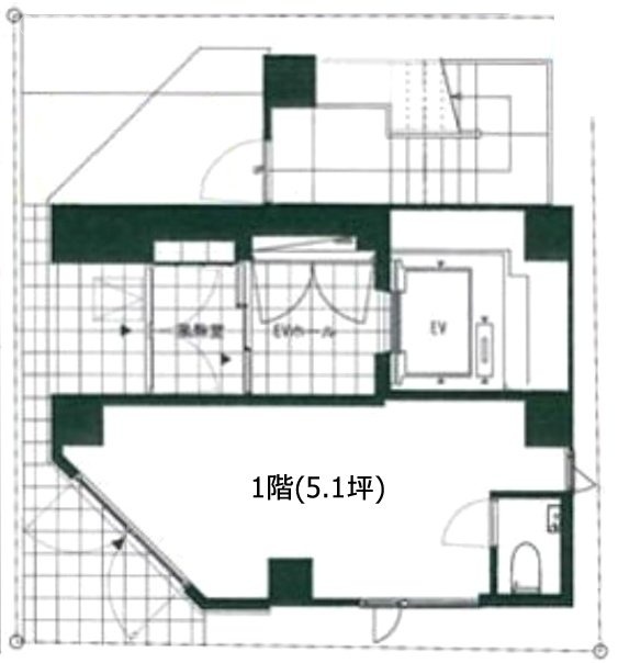 ル・グラシエルBLDG.321F 間取り図