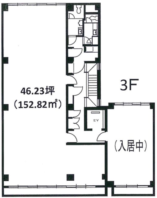 ユニバース第1ビル3F 間取り図
