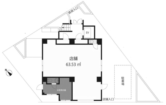 フェリシア目黒ビル1F 間取り図