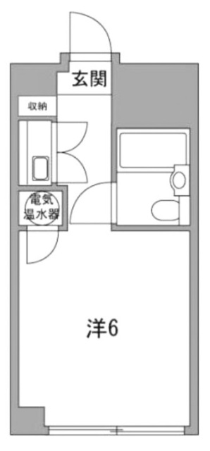 いづみハイツ市ヶ谷510 間取り図