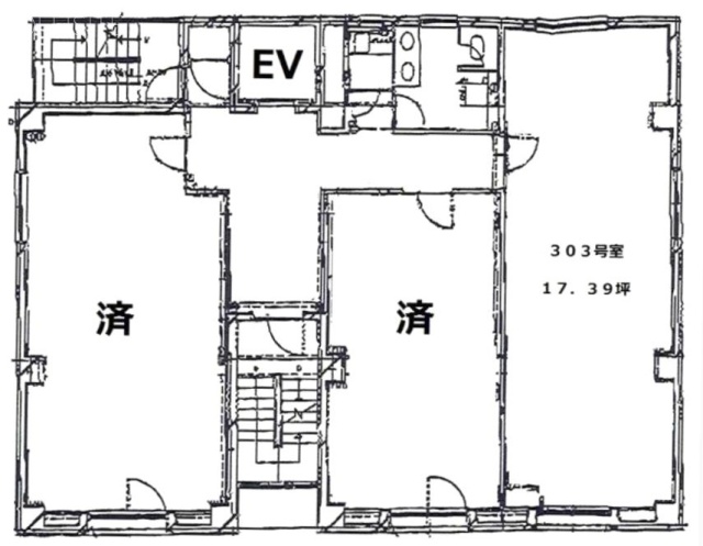 TLUST VALUE 北大塚303 間取り図