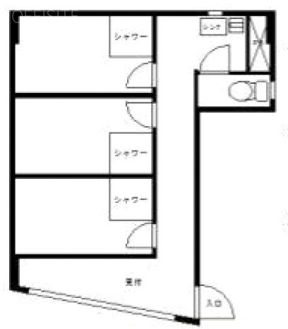KKビル6F 間取り図