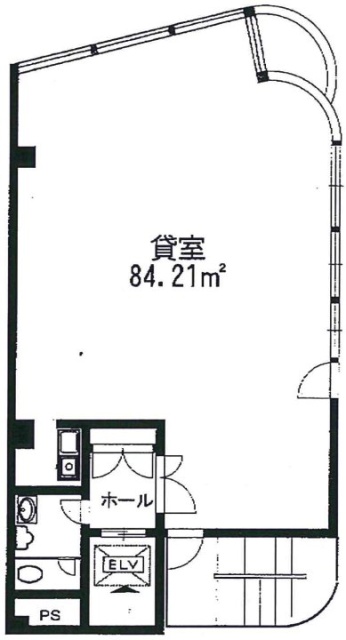 上野第9秦ビル3F 間取り図