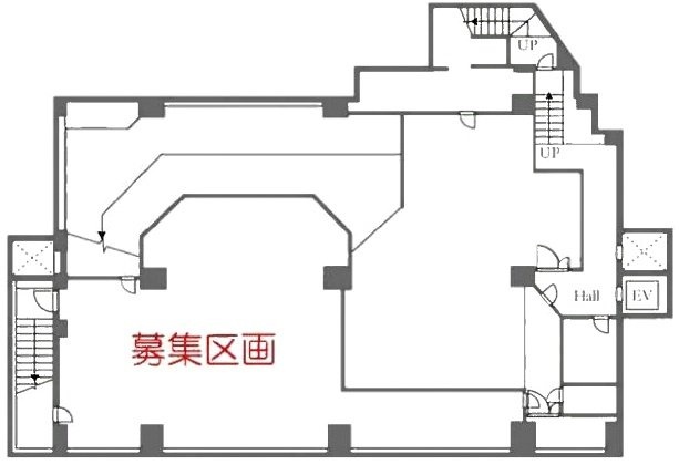 KN渋谷1B1F 間取り図