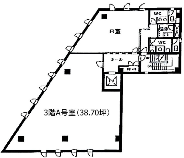 AKASAKA SUGAIビルA 間取り図