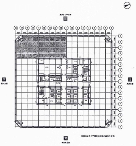 世界貿易センタービル31F 間取り図