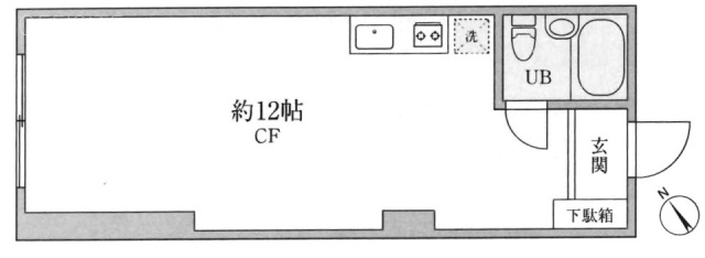 ライオンズマンション平河町105 間取り図