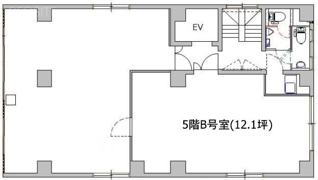 LC IwamotochoビルB 間取り図
