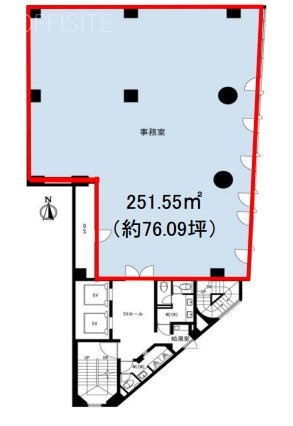 KDX秋葉原ビル9F 間取り図