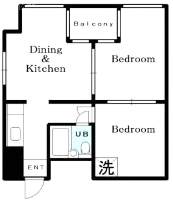 カーム乃木坂702 間取り図