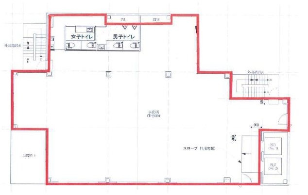 本郷トーセイビルⅣ5F 間取り図