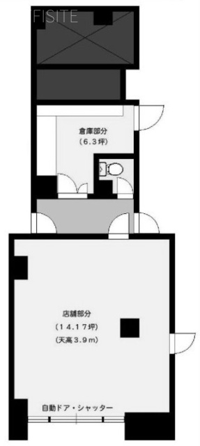 正進社ホールディングスビル1F 間取り図