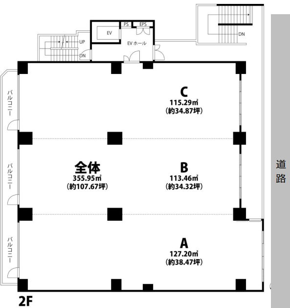 THE PALMS 柏A-C 間取り図