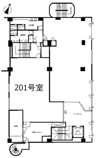 高尾店舗ビル201 間取り図