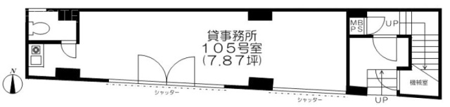 ルネス根岸弐番館105 間取り図