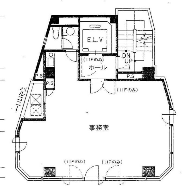 上馬ノアビル6F 間取り図