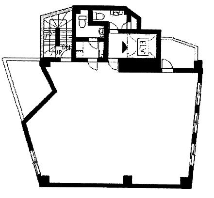 早稲田長谷川ビル4F 間取り図