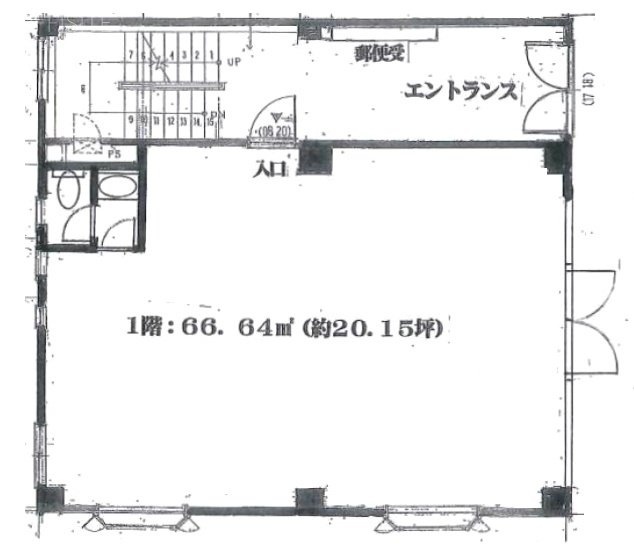 AIビル1F 間取り図