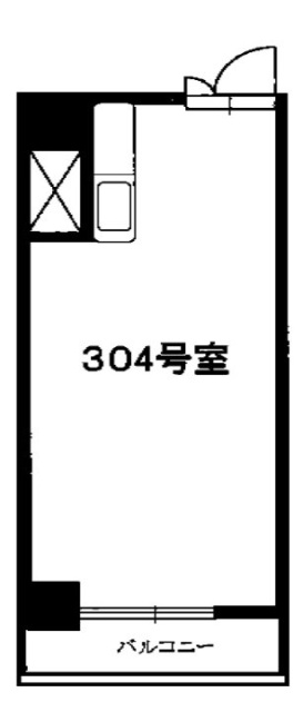 上野永谷タウンプラザ304 間取り図