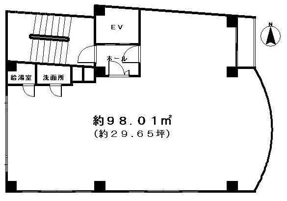 大野ビル2F 間取り図