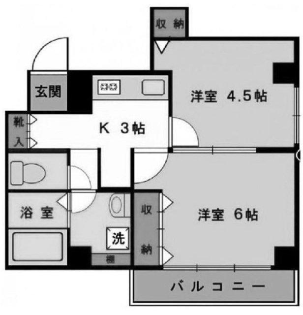 日本橋太閤ビル205 間取り図