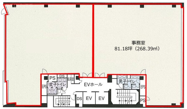 ラウンドクロス新宿7F 間取り図