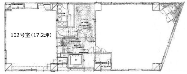 合人社東京秋葉原ビル102 間取り図