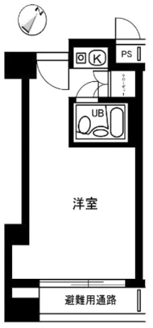 オリエント赤坂モートサイド511 間取り図