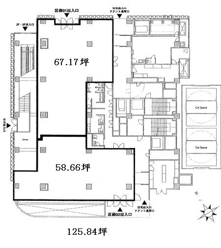 プロシード山下公園ザ・タワー1 間取り図