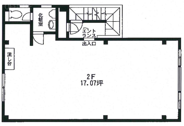 ハクシュウビル201 間取り図